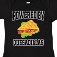 thumbnail image 4 of Inktastic Powered by Quesadillas Boys or Girls Baby Bodysuit, 4 of 5