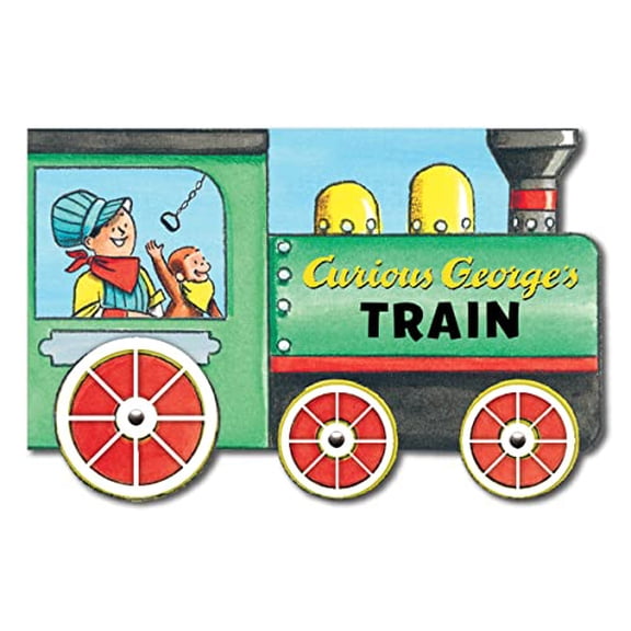 Pre-Owned Curious George's Train (Mini Movers Shaped Board Books) (Board book) 0544320743 9780544320741