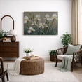 thumbnail image 5 of Canvas Wall Art White Iris Floral Print for Living Room Decoration - 32"x48", 5 of 8