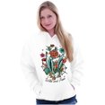 thumbnail image 4 of Wild and Free Bald Eagle Rose Tattoo Hoodie Sweatshirt Women Men Brisco Brands M, 4 of 6