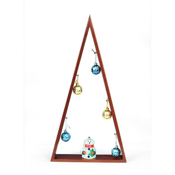 TEAKWOOD WALL DECORATING TRIANGLE FRAME