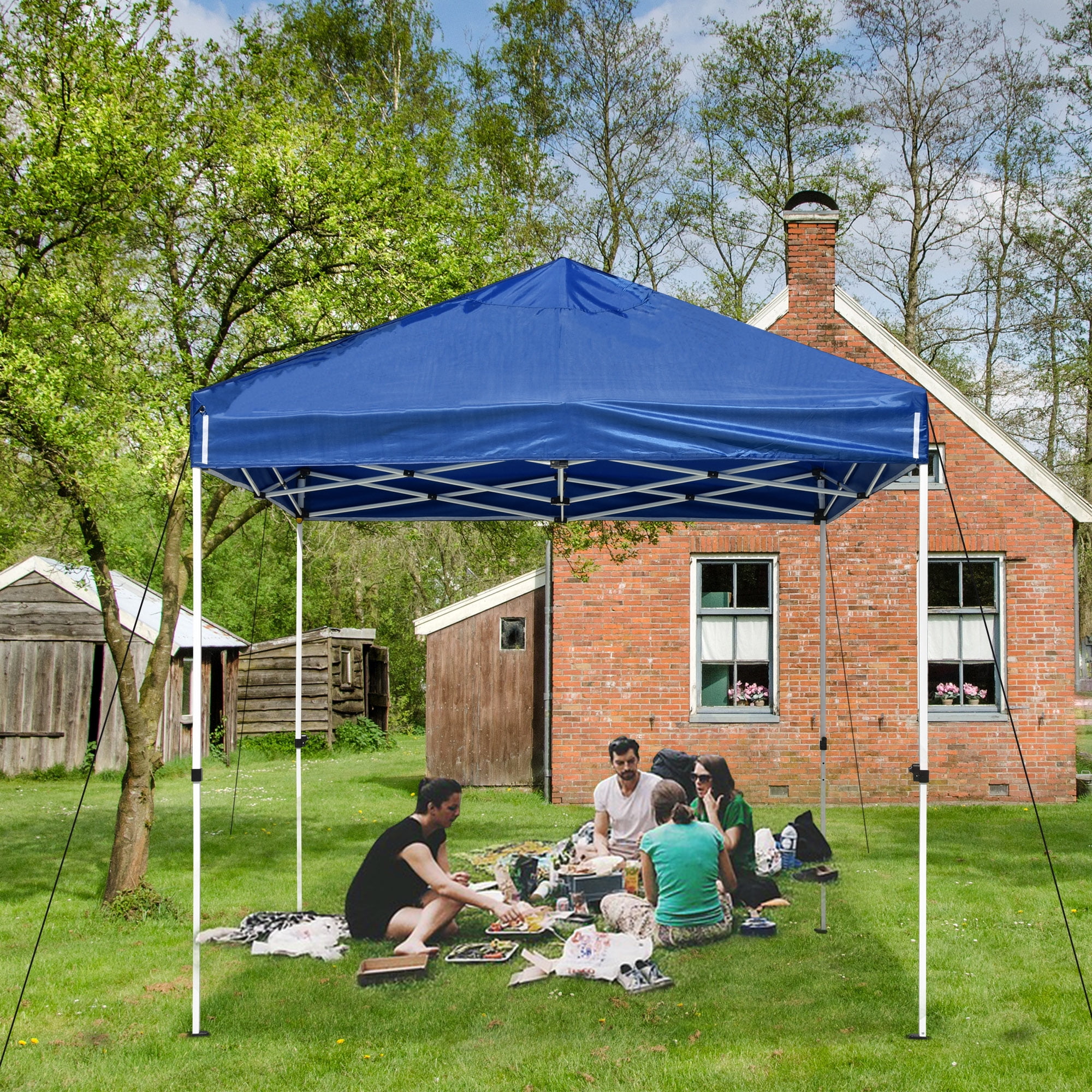 Yescom 10x10' Heavy Duty Easy Pop Up Canopy Tent 1080D Instant Shelter ...