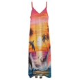 thumbnail image 3 of Sunset Jumping Dolphin Sleeveless Dress Women's Luxury Party Dress Birthday Dresses for Women, 3 of 6