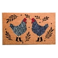 thumbnail image 1 of Tapis de Porte en Coco Coqs, 1 of 3