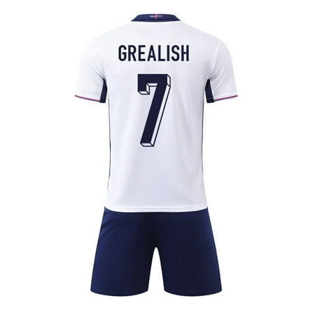 

England Home Stadium Shirt 2024 with Grealish 7 printing