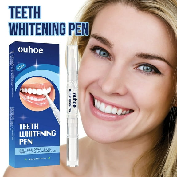 Bilqis Teeth Whitening Pen, 30  Uses, Effective, Painless, No Sensitivity, Travel-Friendly, Easy to Use, Beautiful White Smile, Mint Flavor