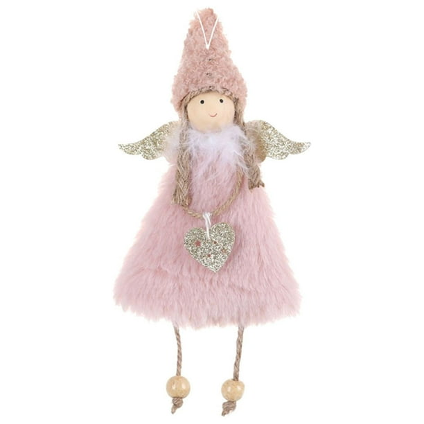 Adornos Navideños De Peluche Con Forma De Ángel Adornos Para El Árbol De Navidad Colgantes Para Regalo