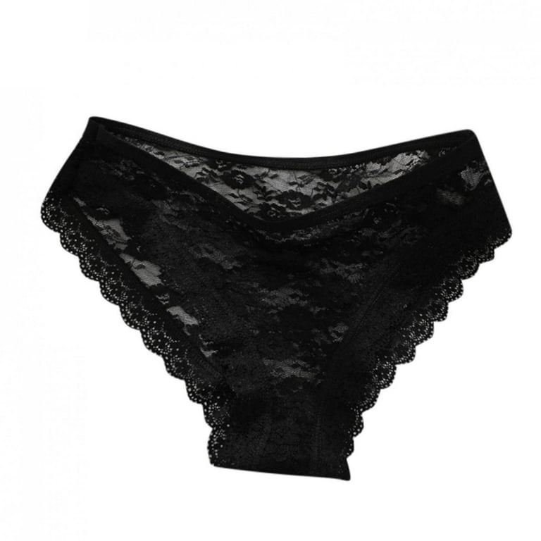 HUPOM Women Boxers Underwear Panties For Women Pants Activewear Tie  Seamless Waistband Black S