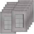 thumbnail image 1 of Placas con Apagadores Escalera Inoxium3ESilver 10Pzas Apagador Escalerax3 125-250VCA 10A 50/60Hz Plateado Acero Inoxidab, 1 of 2