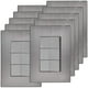 thumbnail image 1 of Placas con Apagadores Escalera Inoxium3ESilver 10Pzas Apagador Escalerax3 125-250VCA 10A 50/60Hz Plateado Acero Inoxidab, 1 of 2