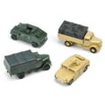 thumbnail image 4 of 4pcs 1:72 4d Ensamblaje Camión Micro Paisaje Coleccionables Kit de Construcción Modelo de Vehículo Juguete Plástico Estados Estancos Camión Are, 4 of 8