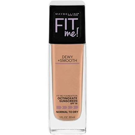 Maybelline New York Fit Me Dewy + Smooth Foundation, 235 Pure Beige, 1 fl. oz.(Packaging May