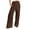 Brown#palazzo pants for women, variant on lcziwo Women's Casual Wide Leg Palazzo Pants Solid Color Comfy High Waisted Smocked Lounge Trousers with Pockets,Khaki,XL