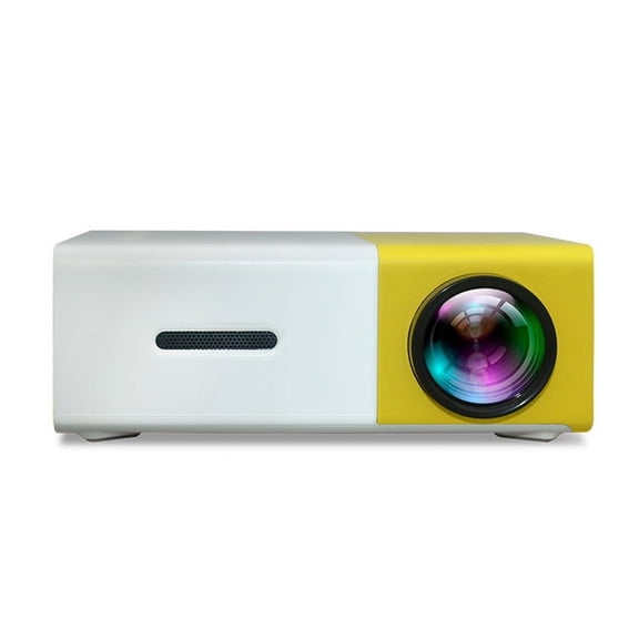 BOBOMOTI Upgraded Mini Projector 1080P Portable Projector for Bedroom Compatible with iOS/Android/Laptop/HDMI/PC/TV Stick/USB