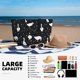 thumbnail image 5 of Easygdp Fashionable Goose Bolsa de Viaje de Playa de Gran Capacidad, Bolsa Tote Perfecta para la Playa, Escapadas de Fin de Semana y Viajes, 5 of 7
