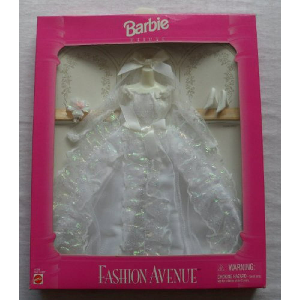 barbie-fashion-avenue-wedding-gown-1995-mint-in-box-walmart-walmart