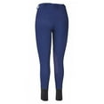 thumbnail image 3 of Ladies Ribb Lowrise Wide Waistband Knee Patch Regular Breeches, 3 of 11