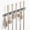 Silver, variant on Asoricing Broom Holder Wall Mount, Broom and Mop Organizer Wall Hanging, No Drilling Installation, Silicone Anti Slip, Space Aluminum, Gunmetal Gray