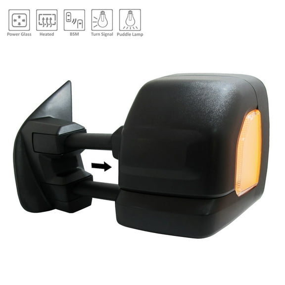 New Aftermarket  Premium Power Driver Side Door Mirror Heated 963029FT1E fits 2016-2021 Nissan TITAN XD