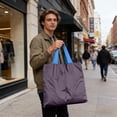 thumbnail image 4 of Yunuuuoa Sac de Courses Réutilisable Pliable Imperméable en Nylon avec Compartiment Caché pour Courses, Voyage et Usage Quotidien, Sac de Rangement Durable et Écologique, 4 of 6