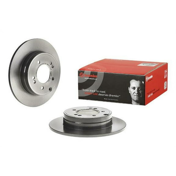 Brembo 08.A708.11 BRAKE ROTORS Fits select: 2014-2016 KIA OPTIMA LX, 2006 HYUNDAI SONATA GLS/LX