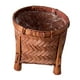 thumbnail image 3 of Cesta tejida para plantas con soporte, cesta de almacenamiento de bambú, cesta para flores, maceta tejida a mano para lavandería, césped y jardín, 3 of 8