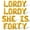 Gold, variant on Letter Balloons - LORDY LORDY SHE IS FORTY 16" Inch Alphabet Letters Foil Mylar Balloon 40th Birthday Party Banner (Gold)
