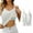 White, variant on Shelf Bra Camisoles Adjustable Spaghetti Strap Tank Tops Basic Layer Push Up Bras Black