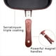 thumbnail image 2 of Sartén Cuadrada de Doble Cara, Cocina Antiadherente para Hornear Panqueques, Bandejas para Tortillas, Sándwich para Acampar Interior/Exterior 28 cm, 2 of 5