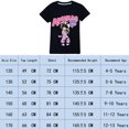 thumbnail image 2 of Cute Kids Teen Girl Anime Kawaii T-Shirt Short Sleeve Tee Graphic Aphmaus Tops Summer Clothes Cotton Blouse 4-13 Years, 2 of 2