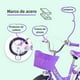 thumbnail image 3 of Bicicleta Entrenadora Para Niños Aeiou Qk-09 Con Canasta R12 Morado, 3 of 5