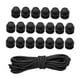thumbnail image 1 of 20 topes de cordón con resorte + 3,28 yardas de cordón elástico de 2,5 mm para cordones de zapatos, ropa, mochilas y bolsos. Estilo 1, 1 of 9