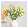thumbnail image 4 of HeSLehs Artificial Yellow Waxflower Bush for Spring Arrangements and Summer Decorating, 4 of 6