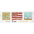 thumbnail image 7 of Marmont Hill "Live Free Montauk" by Tori Campisi Painting Print on White Pine Wood, 7 of 7