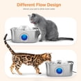 thumbnail image 4 of Fuente de Agua Rellaty Transparente con Ventana de Nivel de Agua para Gatos, 4 of 6