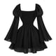 thumbnail image 3 of mfyjkho Vestidos de tallas grandes, Vestido de gasa de manga larga con volantes y mangas acampanadas para mujer Vestidos para invitadas de boda para mujer s, 3 of 3