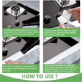 thumbnail image 4 of Tira de sellado de Pvc para baño, cinta de calafateo con grietas, autoadhesiva, impermeable, a prueba de moho, para esquina de pared de fregadero de cocina, 4 of 4