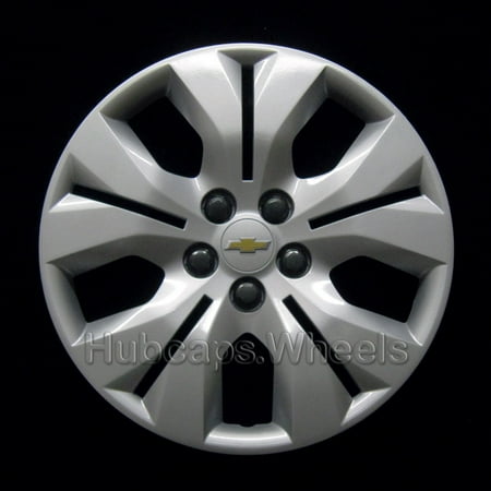 Wheelskins Genuine Leather - OEM Genuine Chevrolet Wheel Cover - Professionally Refinished Like New - 16in Replacement Hubcap for 2012-2016 Cruze