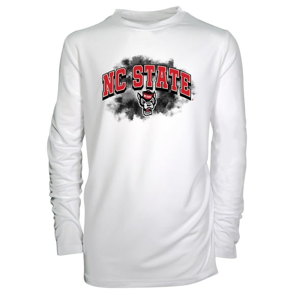 Youth Garb White NC State Wolfpack Jessie Long Sleeve Sunshirt