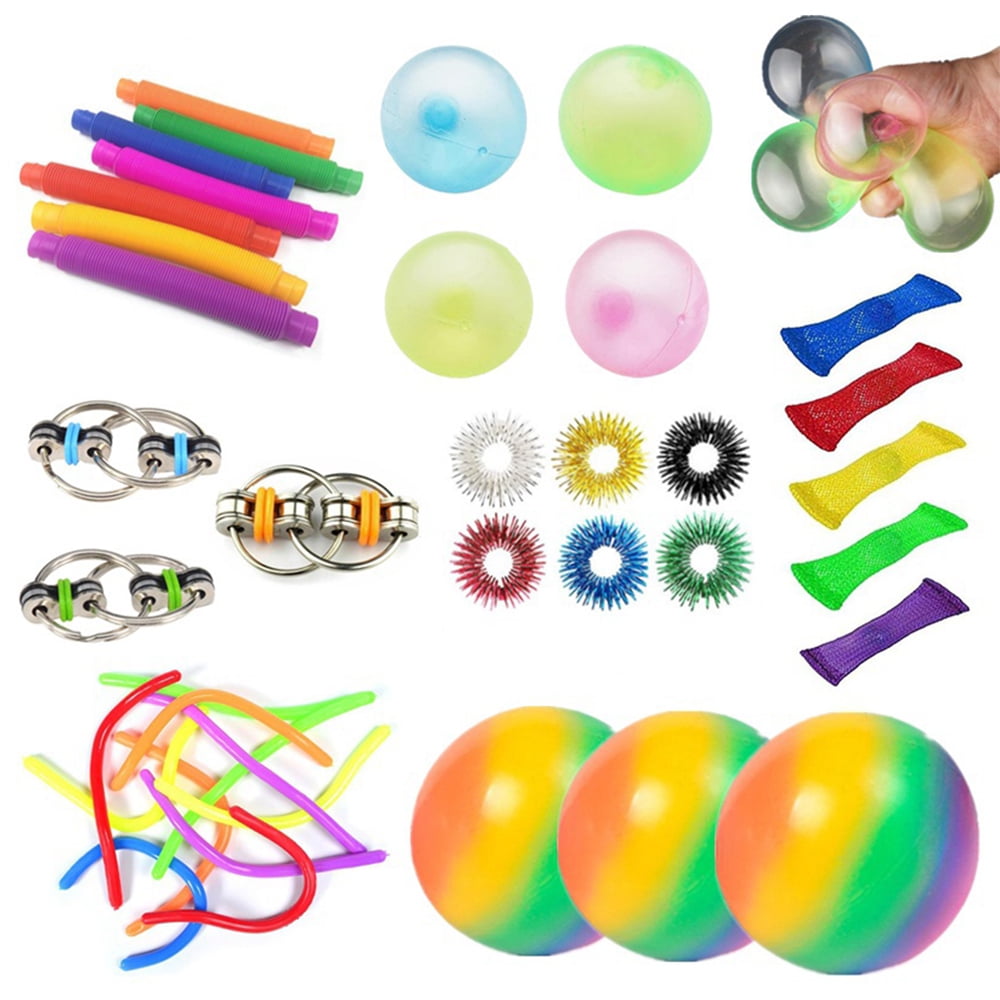 1-28PCS Sensory Toys Fidget Stress Sensory Autism ADHD Special Needs SENS Gift 