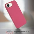 thumbnail image 2 of For iPhone 17E / 16E / SE4 Classy Slick Chromed Around Hybrid Case Cover - Hot Pink, 2 of 3