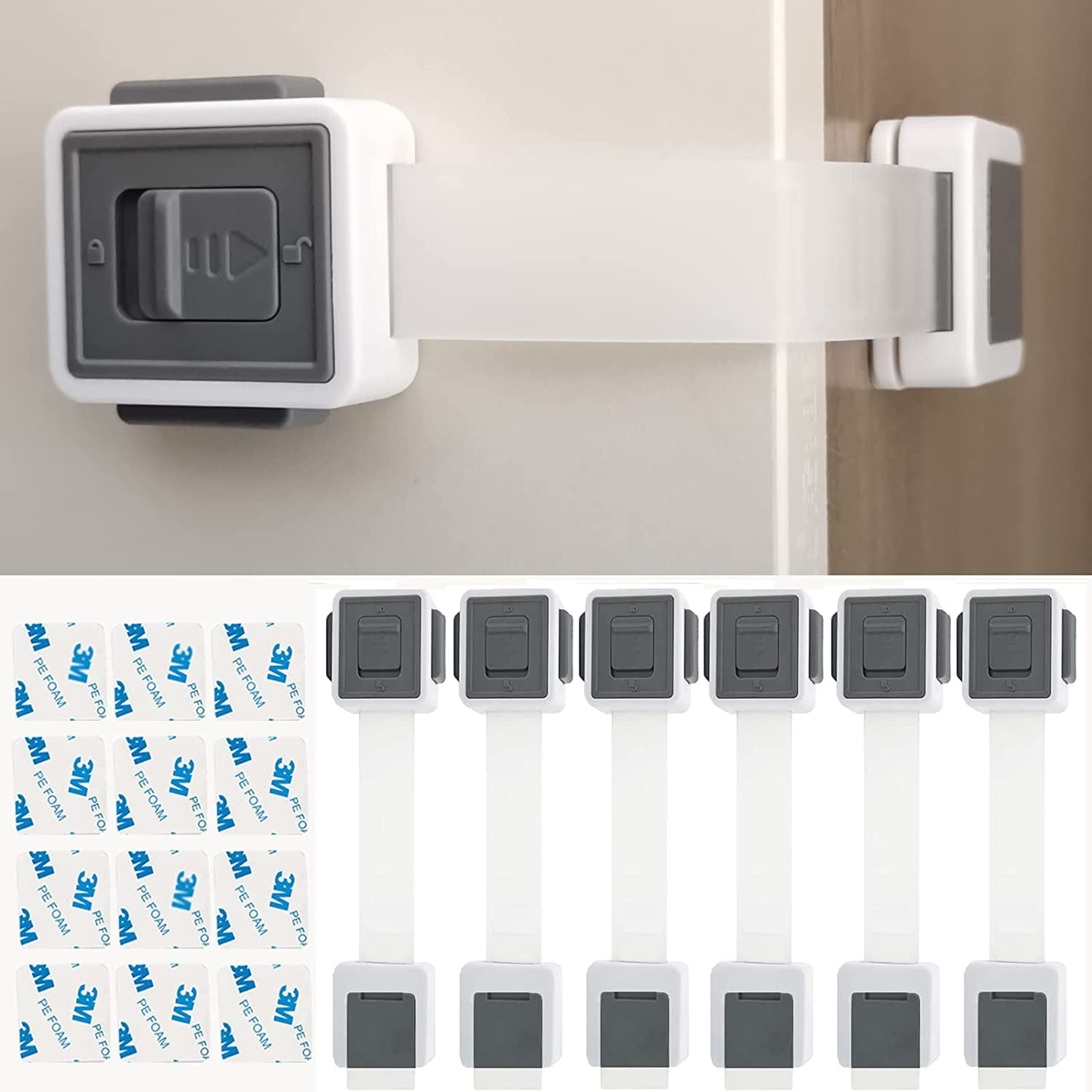 Child Locks for 6Pack Upgraded Double Lock System Child