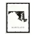 thumbnail image 2 of The Stupell Home Decor Collection Black and Grey Marbled Paper Maryland State Silhouette Oversized Wall Plaque Art, 12.5 x 0.5 x 18.5, 2 of 4