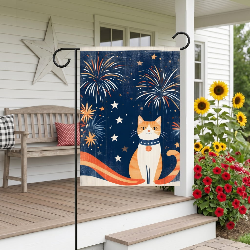 American Garden Flag 250 Years the 4th of July Large 28x40" Home Flag Outdoor American Flag Decor