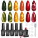 thumbnail image 1 of Set de esmaltes de uñas en gel Beetles Cat Eye Autumn Oasis, 6 colores, 1 of 8