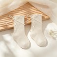 thumbnail image 4 of RFQWOVSR Baby Girls' Ruffle Bow Knee High Socks with Non-Slip Design, 4 of 6