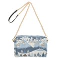 thumbnail image 2 of FORMRS Women Crossbody Purse with Chain Strap Vegan Leather Shoulder Handbag, Winter Village Serenity, 2 of 7