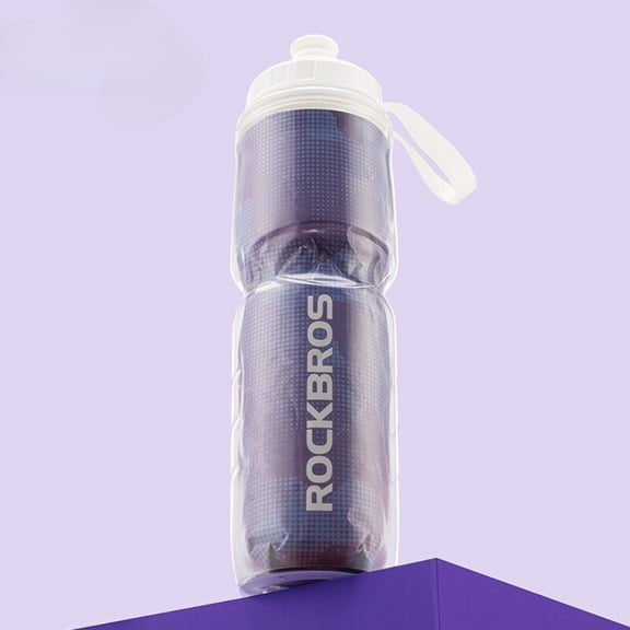ROCKBROS Bicycle Water Bottle 670ML Cycling Cool-Maintain Leak-Proof