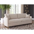 thumbnail image 2 of Corliss Upholstered Curved Track Arm Sofa Beige, 2 of 10