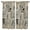 W107 x H160cm x2, variant on Vintage Newspaper Curtains For Living Room Kitchen Curtain Bedroom Decorative Window Treatments Home Drapes